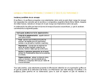 Lengua y Literatura 1 medio-Unidad 2-OA1;9;11-Actividad 3