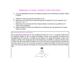 Matemática 1 medio-Unidad 2-OA5-Actividad 1