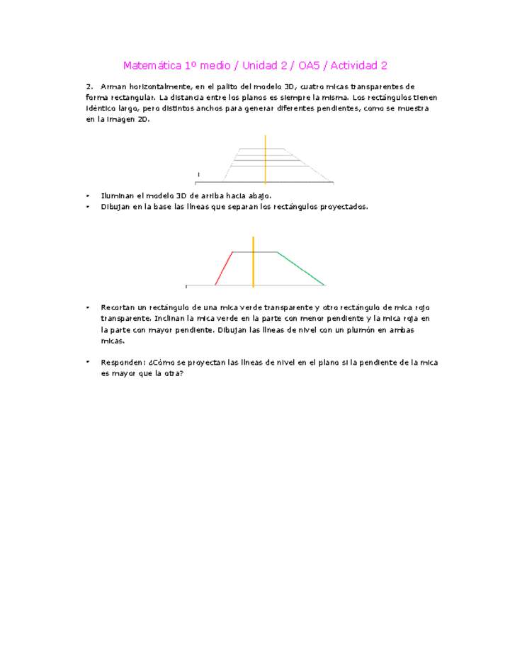 Matemática 1 medio-Unidad 2-OA5-Actividad 2