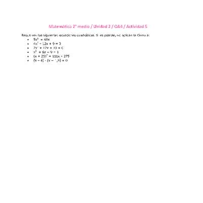 Matemática 2 medio-Unidad 2-OA4-Actividad 5