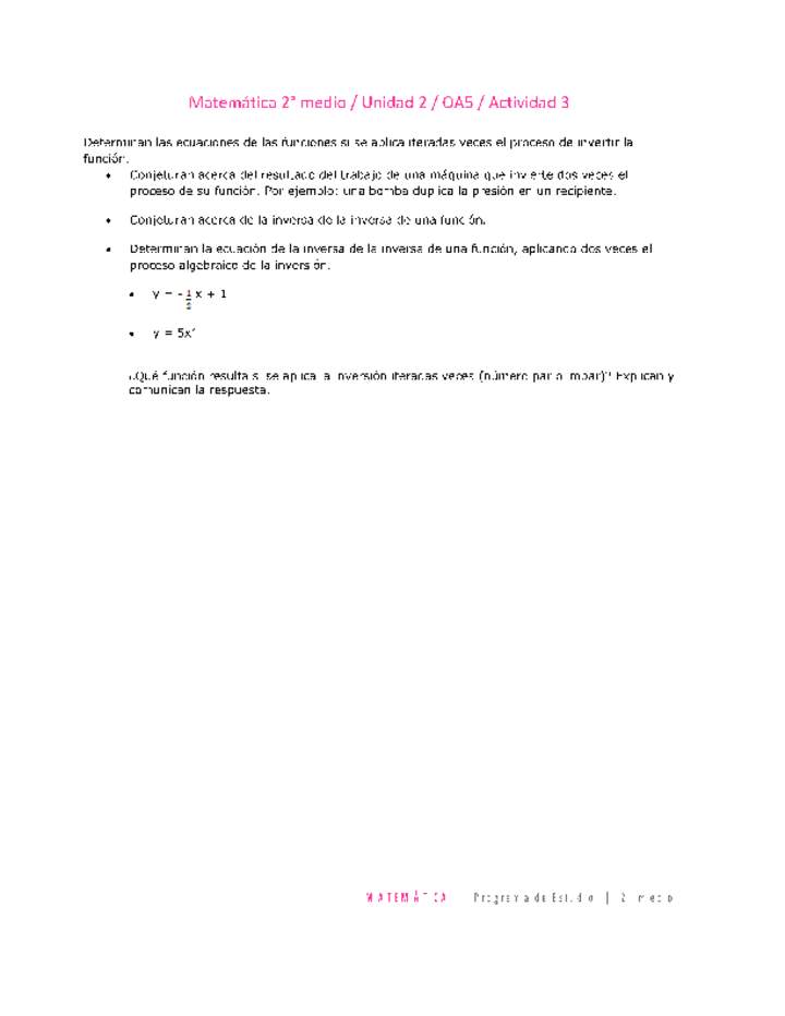 Matemática 2 medio-Unidad 2-OA5-Actividad 3