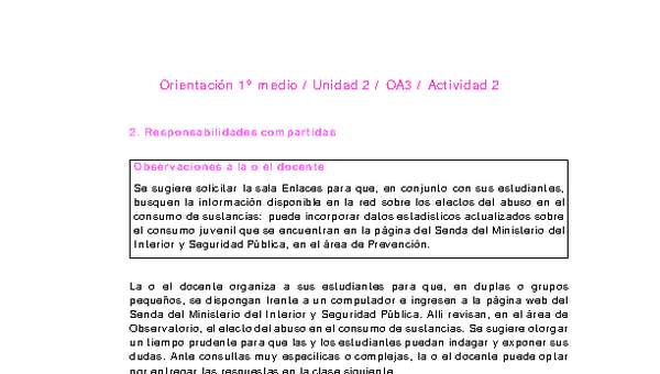 Orientación 1 medio-Unidad 2-OA3-Actividad 2