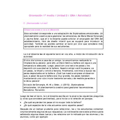 Orientación 1 medio-Unidad 2-OA4-Actividad 2