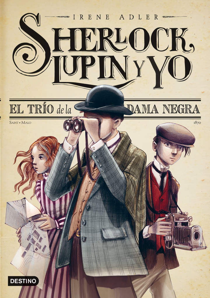 El trío de la Dama Negra Sherlock, Lupin y yo 1