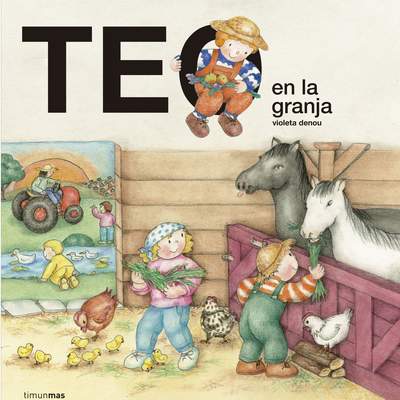 Teo en la granja