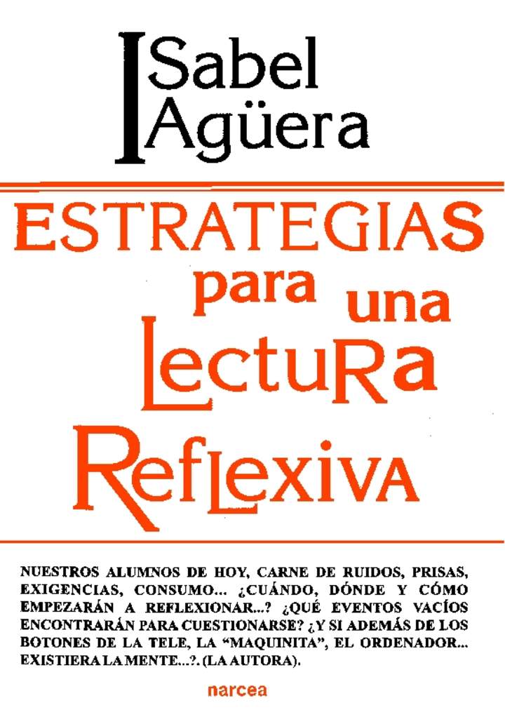 Estrategias para una lectura reflexiva