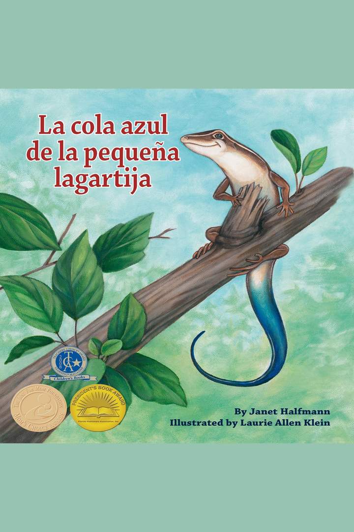 La cola azul de la pequeña lagartija