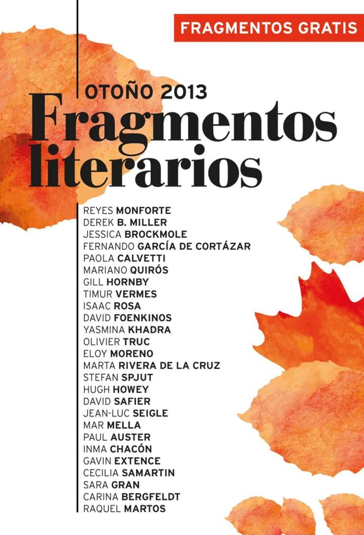 Fragmentos literarios Otoño 2013