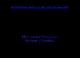 Motivar para educar Ideas para educadores: docentes y padres