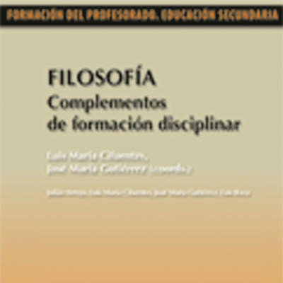 Filosofía. Complementos de formación disciplinar