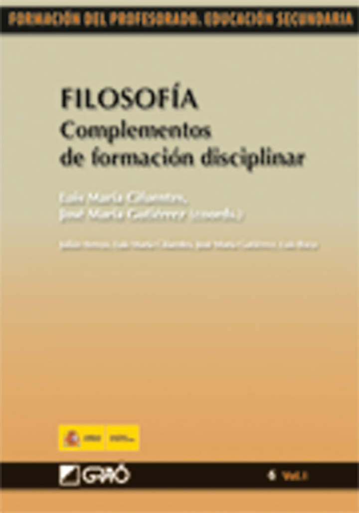 Filosofía. Complementos de formación disciplinar