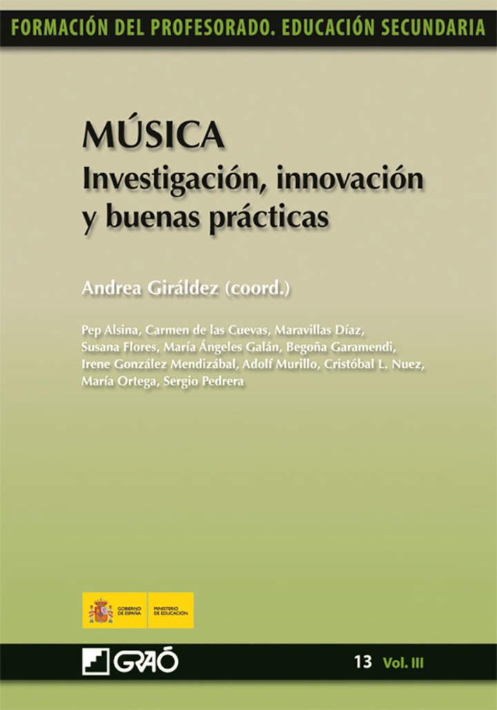 Música. Investigación, innovación y buenas prácticas