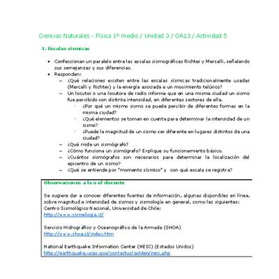 Ciencias Naturales 1 medio-Unidad 3-OA13-Actividad 5