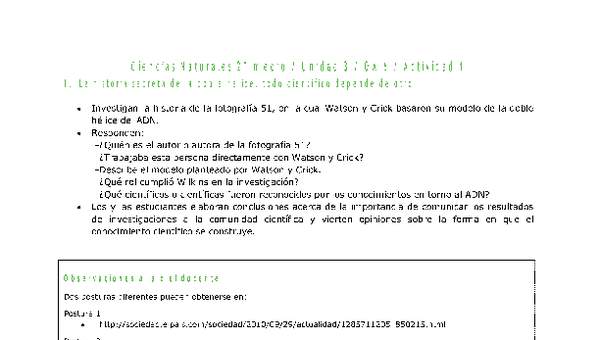 Ciencias Naturales 2 medio-Unidad 3-OA6-Actividad 1