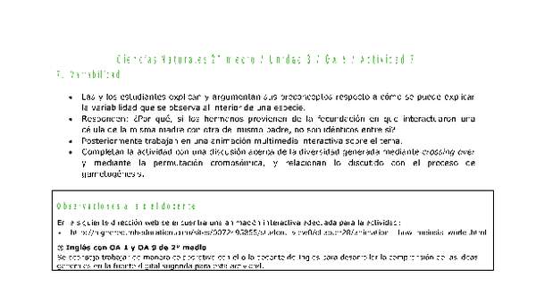 Ciencias Naturales 2 medio-Unidad 3-OA6-Actividad 7