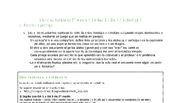 Ciencias Naturales 2 medio-Unidad 3-OA7-Actividad 3