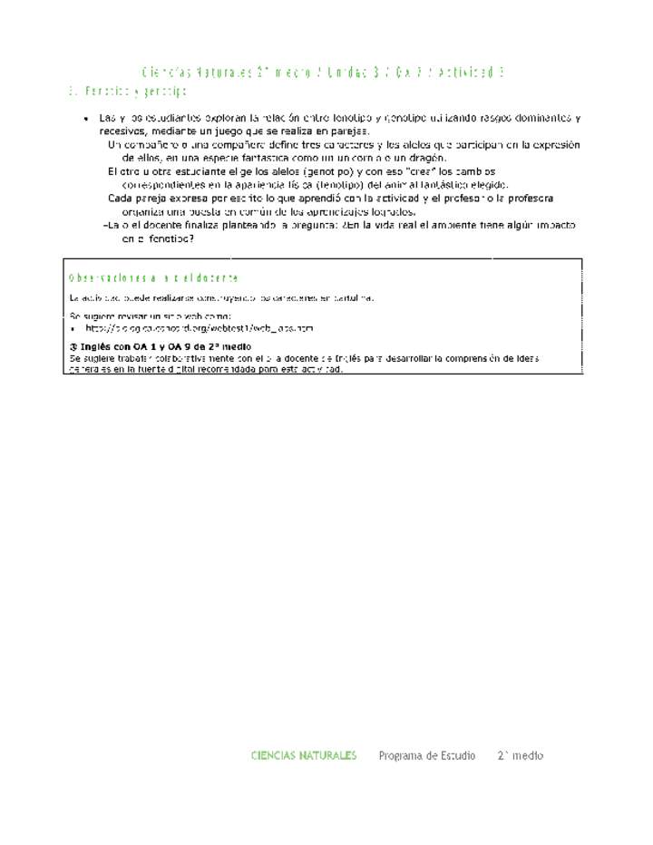 Ciencias Naturales 2 medio-Unidad 3-OA7-Actividad 3