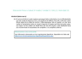 Educación Física 1 medio-Unidad 3-OA1;2-Actividad 13