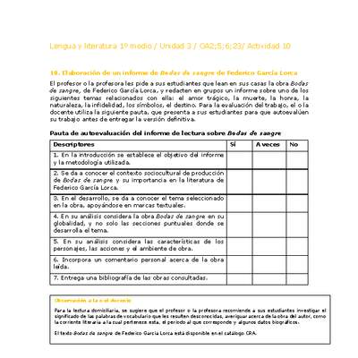 Lengua y Literatura 1 medio-Unidad 3-OA2,5,6,23-Actividad 10