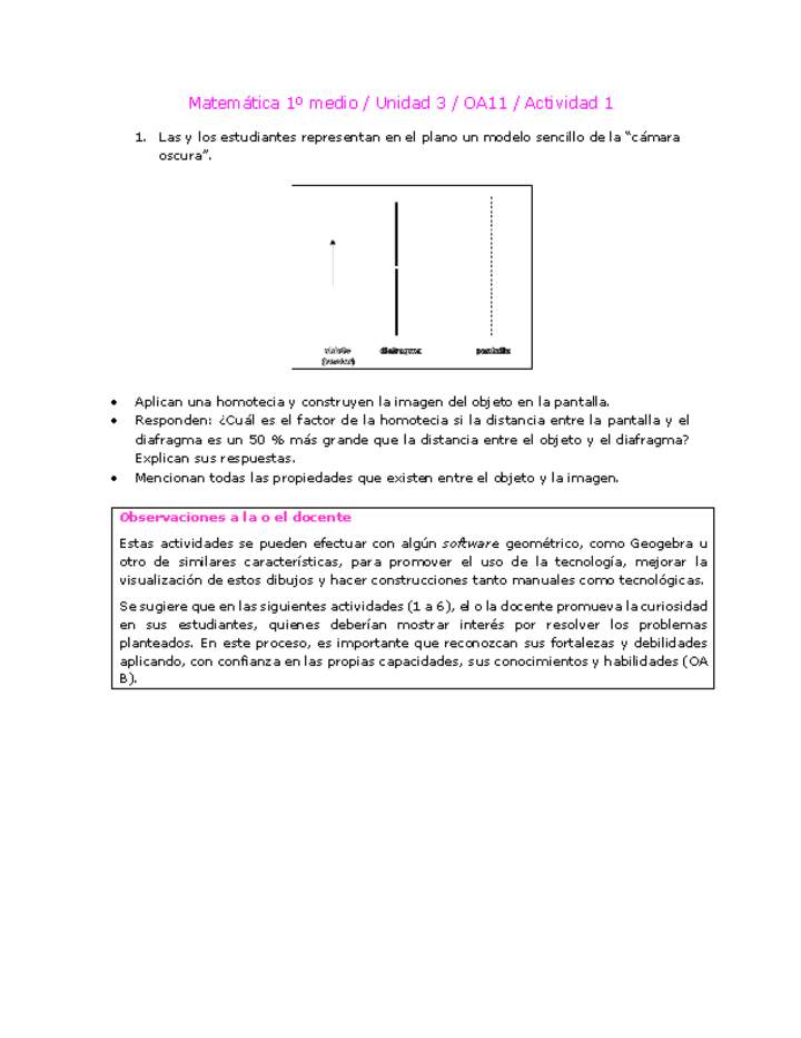 Matemática 1 medio-Unidad 3-OA11-Actividad 1