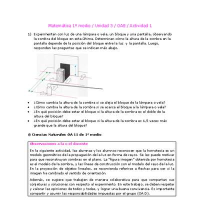 Matemática 1 medio-Unidad 3-OA8-Actividad 1