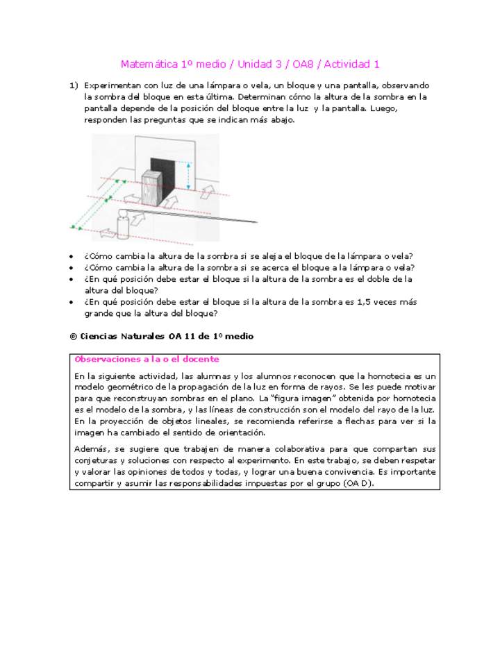 Matemática 1 medio-Unidad 3-OA8-Actividad 1