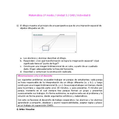 Matemática 1 medio-Unidad 3-OA8-Actividad 8
