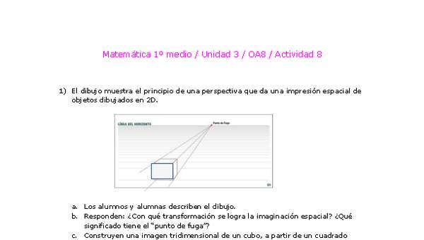 Matemática 1 medio-Unidad 3-OA8-Actividad 8