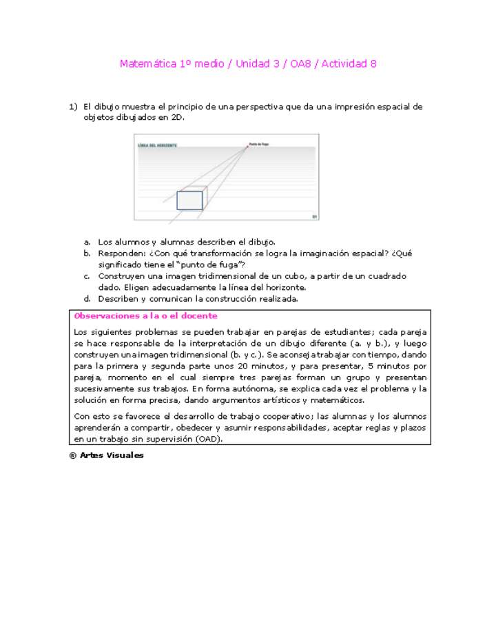 Matemática 1 medio-Unidad 3-OA8-Actividad 8