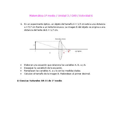 Matemática 1 medio-Unidad 3-OA9-Actividad 6