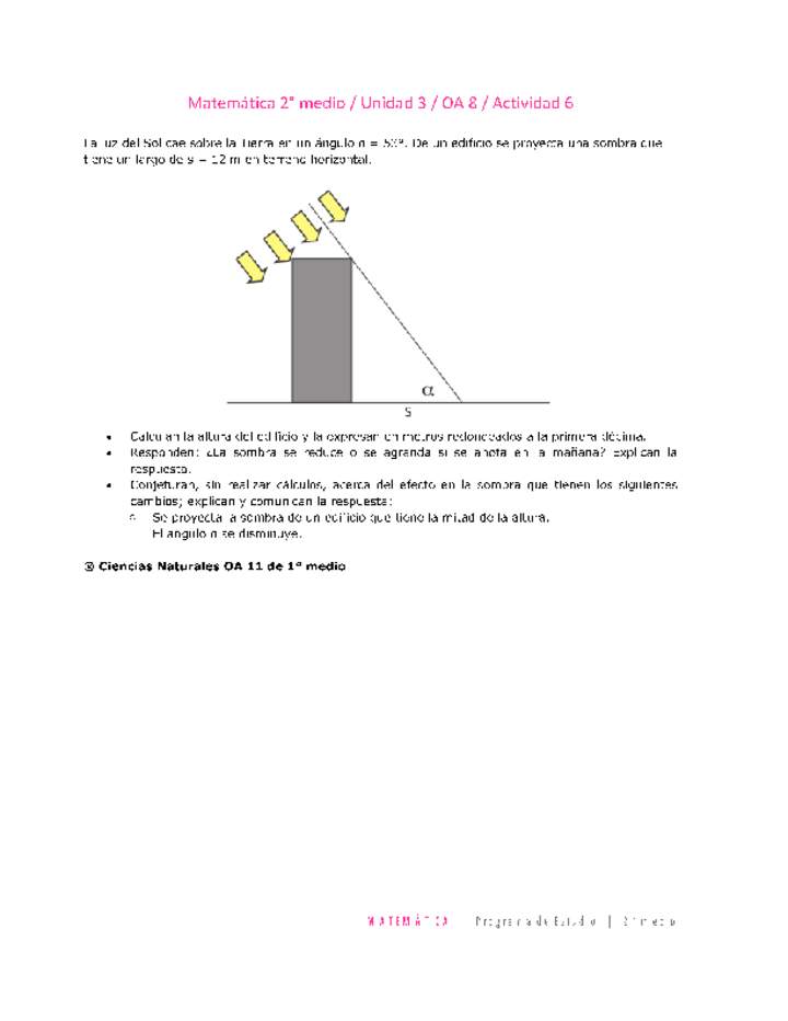 Matemática 2 medio-Unidad 3-OA8-Actividad 6