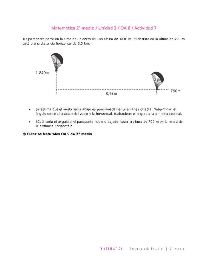 Matemática 2 medio-Unidad 3-OA8-Actividad 7