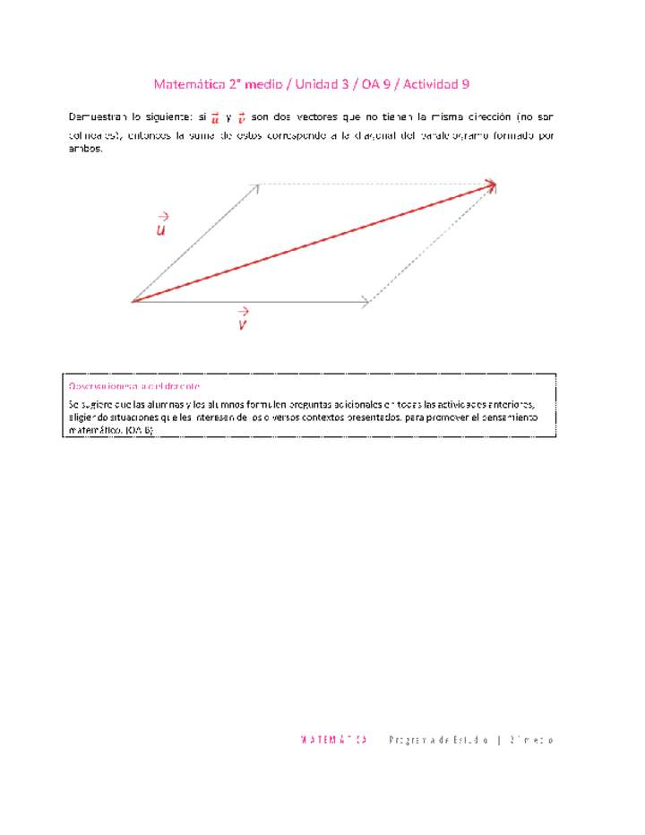 Matemática 2 medio-Unidad 3-OA9-Actividad 9