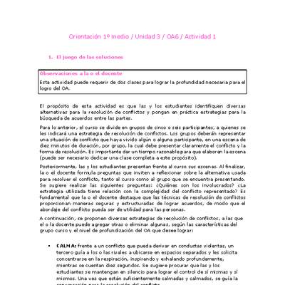 Orientación 1 medio-Unidad 3-OA6-Actividad 1