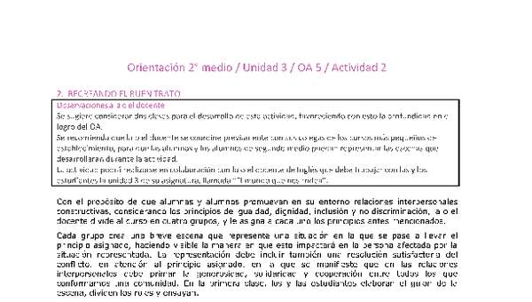 Orientación 2 medio-Unidad 3-OA5-Actividad 2