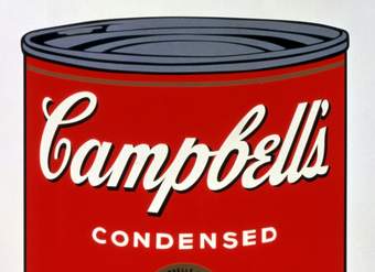 Lata de sopa Campbell