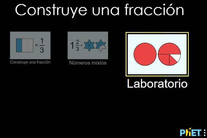 Construye una fracción