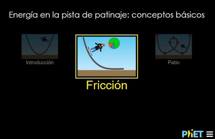 Energía en la pista de patinaje: conceptos básicos