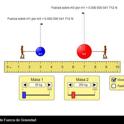 Laboratorio de Fuerza de Gravedad