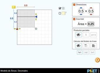 Modelo de Áreas: Decimales