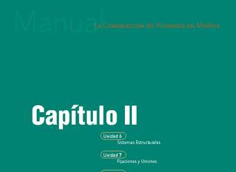 Manual La construcción de viviendas en madera.  Capítulo 2. Estructura de la vivienda.