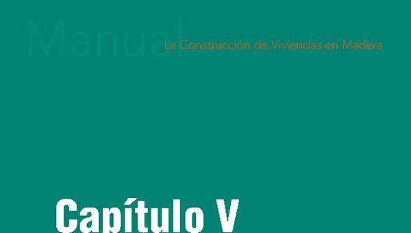 Manual La construcción de viviendas en madera. Capítulo 5: Gestión de calidad.