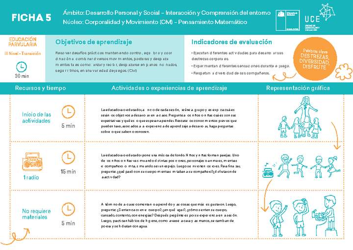 ED NT  Ficha N° 05 Movimiento en 15 minutos