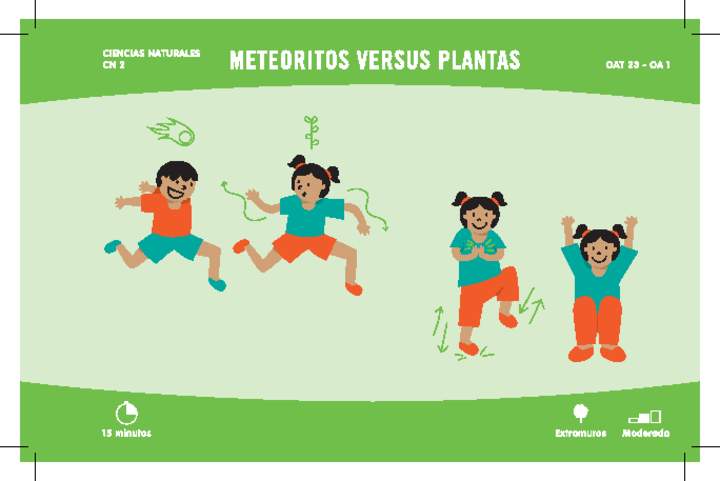 Meteoritos versus plantas