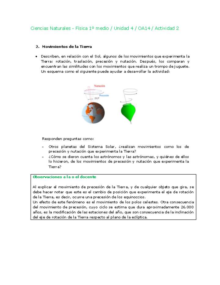 Ciencias Naturales 1 medio-Unidad 4-OA14-Actividad 2