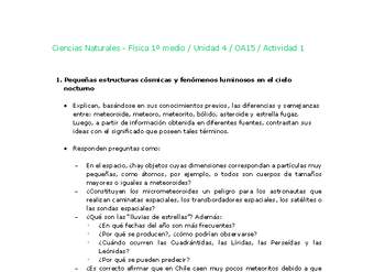 Ciencias Naturales 1 medio-Unidad 4-OA15-Actividad 1