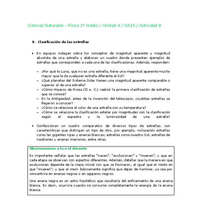 Ciencias Naturales 1 medio-Unidad 4-OA15-Actividad 8