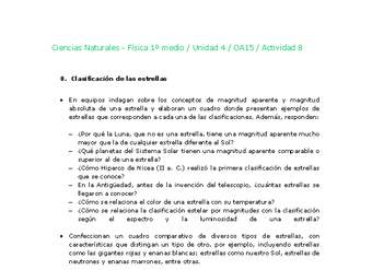 Ciencias Naturales 1 medio-Unidad 4-OA15-Actividad 8