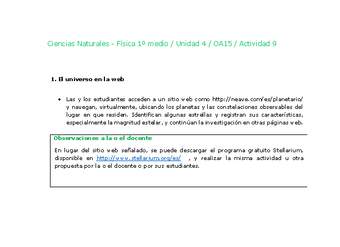 Ciencias Naturales 1 medio-Unidad 4-OA15-Actividad 9