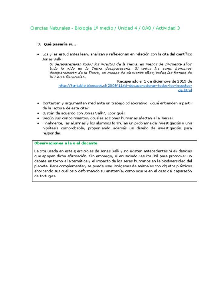 Ciencias Naturales 1 medio-Unidad 4-OA8-Actividad 3